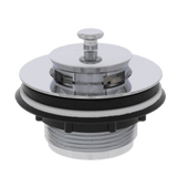 Bathtub Pull-Up Drain, Chrome Finish