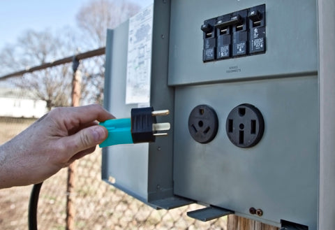 RV Reverse Adapter 30 Amp Male to 15 Amp Female