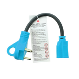 12" RV Adapter 30 Amp Male to 15 Amp Female