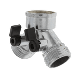 Dual Shut-off Hose Y, Metal