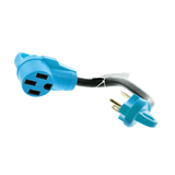 18" RV Adapter - 30 Amp Male to 50 Amp Female