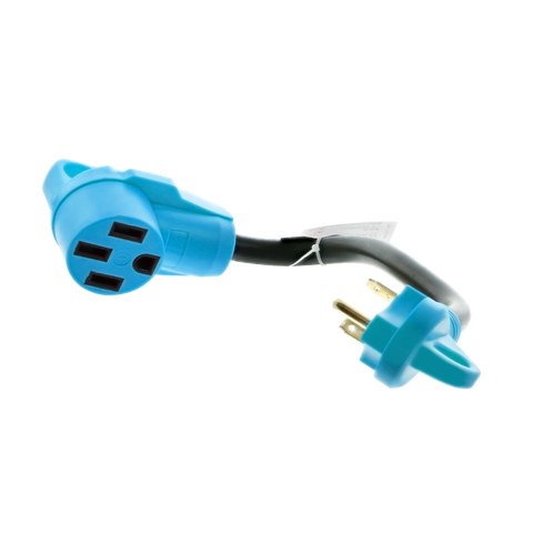 18" RV Adapter - 30 Amp Male to 50 Amp Female