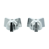 Faucet Handles, Chrome Finish