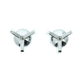 Faucet Handles, Chrome Finish