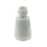 Shower Head, White Finish