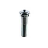 Vanity Sink Drain Assembly, Chrome Finish